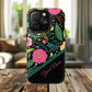 Personalized Floral Fantasy Tough Magnetic iPhone Cases- a Gift for Gardeners, Mother's Day, Birthday Gift, Anniversary Gift, Presents