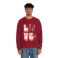 LOVE Coquette Unisex Heavy Gildan Blend™ Crewneck Sweatshirt.