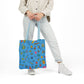 Personalized Classroom Couture Composition Book Inspired Canvas Tote Bag with Colorful Straps, Cute School Bag, Eco-Friendly Tote, Back to School Shopping Bag, Teacher Gift Idea