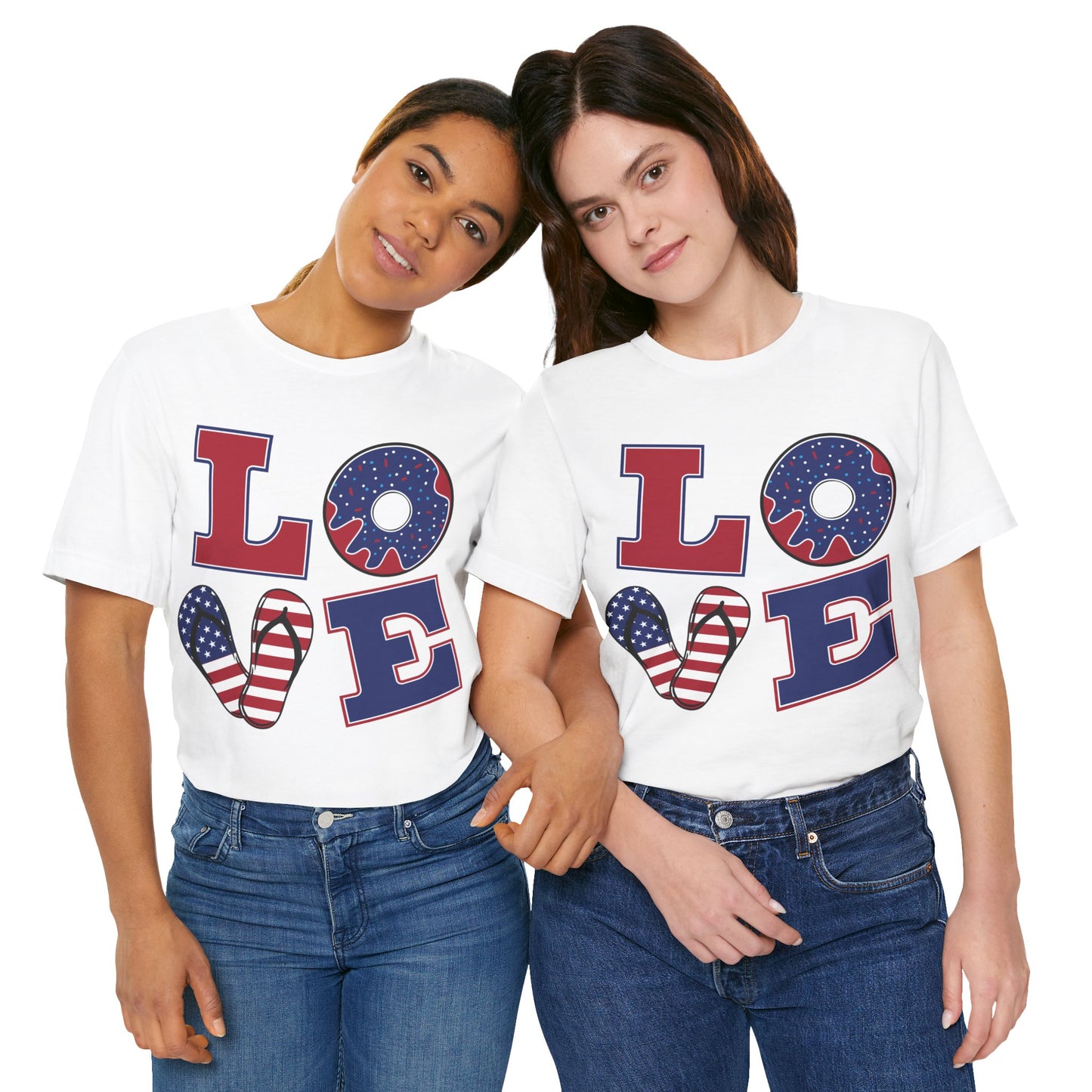 Patriotic Love Unisex Jersey Short Sleeve Tee