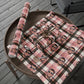 Personalized Image Plaid Wrapping Paper Roll — Pink Tartan Gift Wrap
