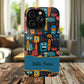 Personalized Colorful Abstract Faces Clear Impact-Resistant Case