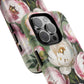 Floral Peonies Tough Magnetic Phone Cases, Durable Floral Phone Cover, Chic Flower Case, Stylish Phone Protector, Gift for Her