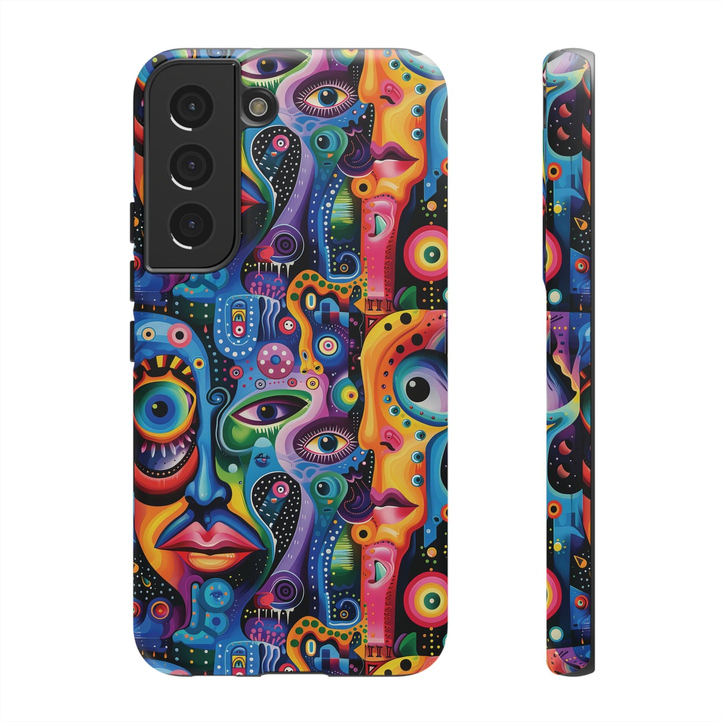 Psychedelic Visions Vibrant Art Google Pixel, iPhone and Samsung Phone Case - Tough Cases for Creative Souls
