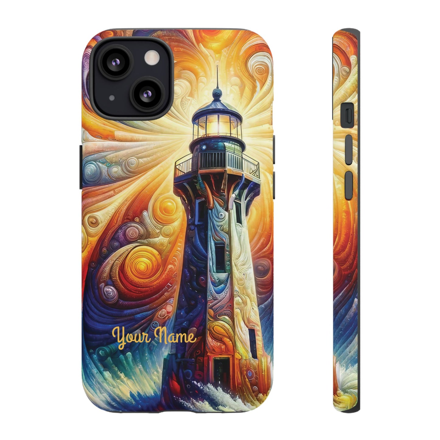 Personalized Cosmic Beacon iPhone Tough Cases, Gift for Him/Her.
