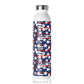 Patriotic Waves Slim Water Bottle