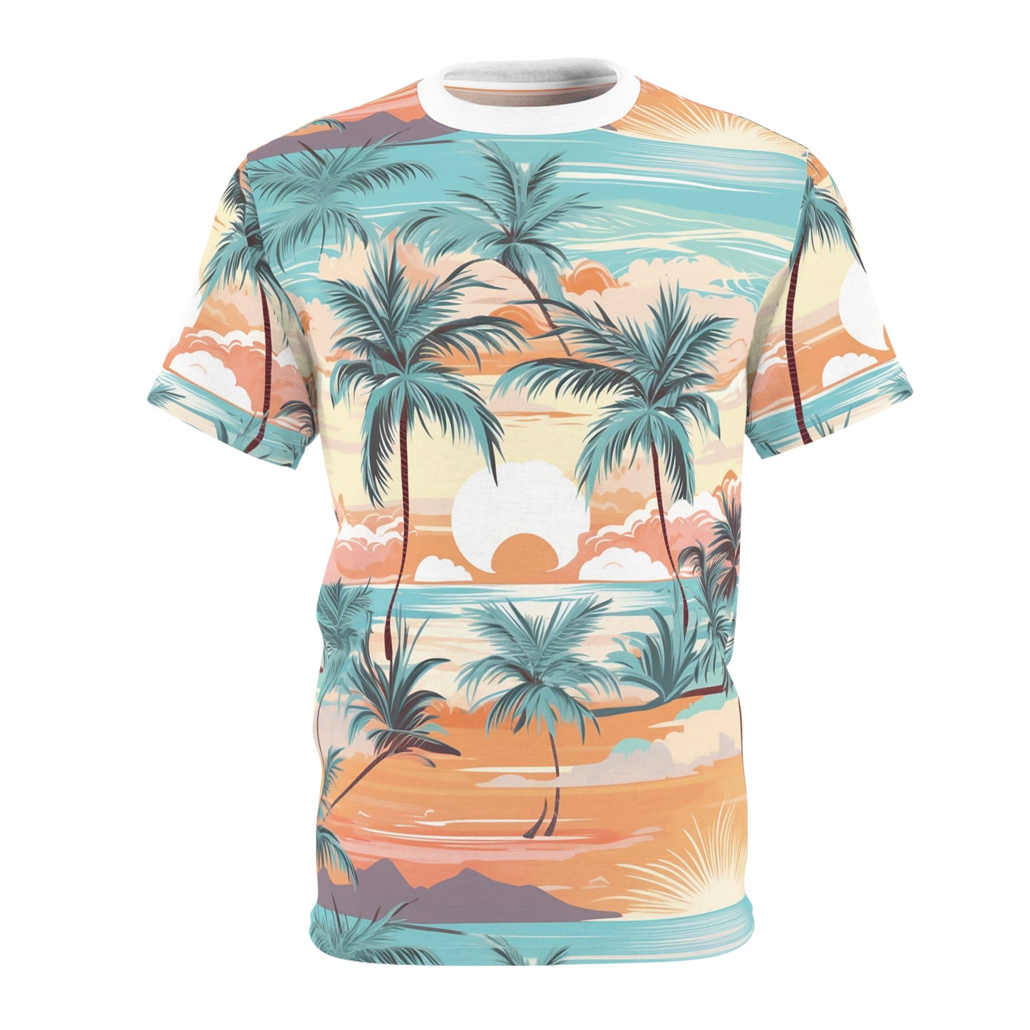 Sunset Paradise Unisex Tee (AOP)