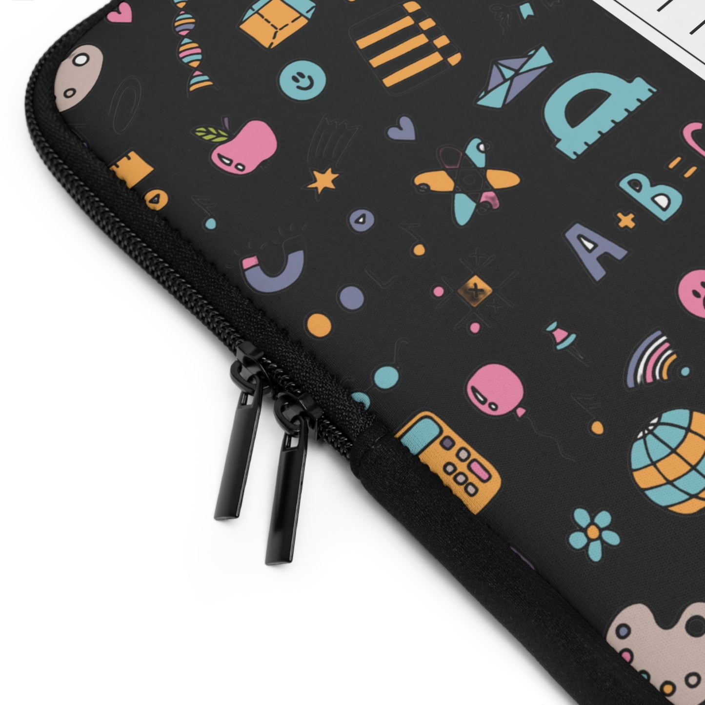 Personalized Chalkboard Chic Laptop Sleeve with Composition Book Inspired Design, Customizable Tech Case, School Supplies, Gift for Students, College Essentials, Back to School
