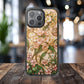 Floral Vintage Art Stained Glass Effect Nouveau Clear Magnetic Impact Case