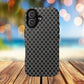 Noir Mosaic Tough iPhone Magnetic Case, Geometric Patterned Case, Durable iPhone Cover, Unique Tech Accessories, Perfect Gift for Him/Her