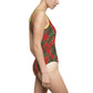 Red Tropical Bliss Women's Classic One-Piece Swimsuit (AOP)