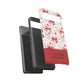 Personalized Rosette Coquette Phone Case - Custom Name/Message 'I Am Stronger Than The Storm' Floral Bow Protective Case