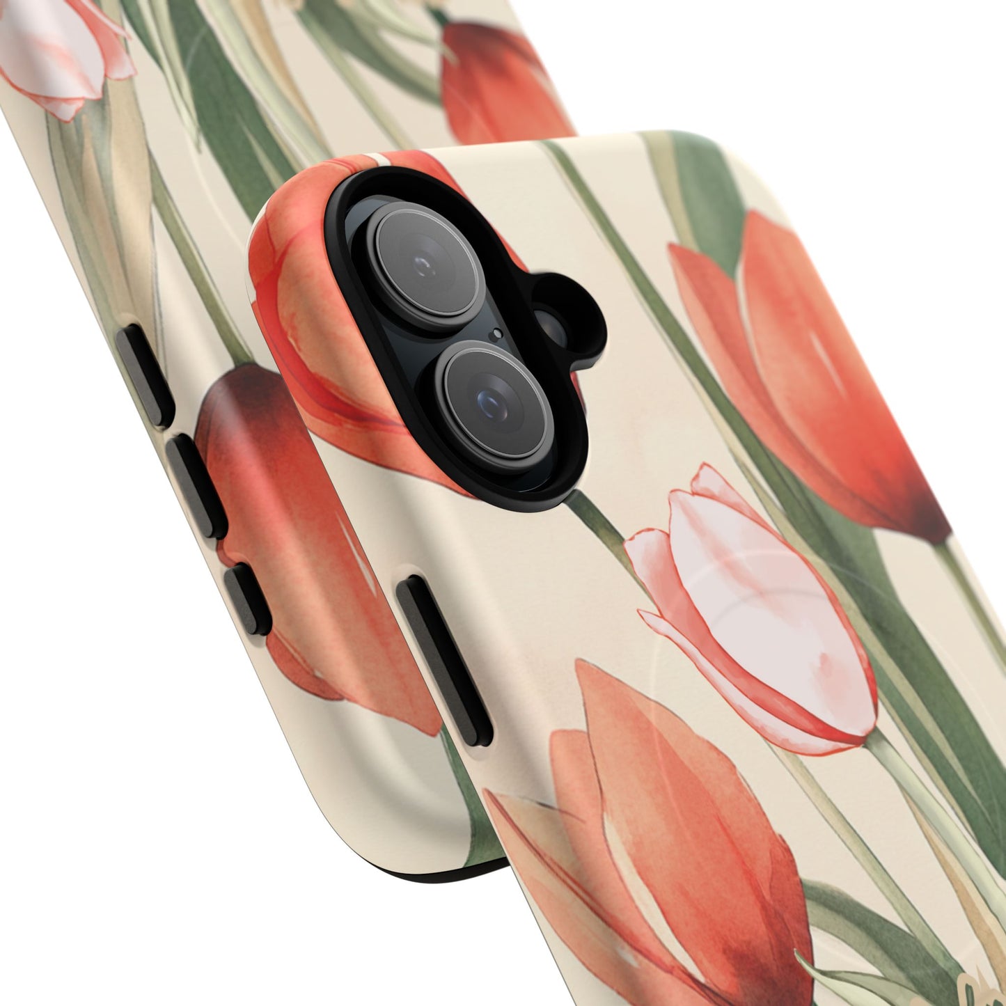 My Help comes from the Lord Psalm 121:2, Inspirational Gift, Tough iPhone Magnetic Case Scripture, Floral Bible Verse, MagSafe® iPhone® Tough Case, iPhone 14, iPhone 15, iPhone 16, Pro, Pro Max, Plus.