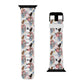 Study Chic Stylish Apple Watch Band - Floral Vintage Design for Trendsetters