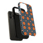 Saffron Tile Bloom Vibrant Floral Tough Magnetic iPhone Case, Durable iPhone Cover, Gift for Her, Floral Design, Unique iPhone Protection.