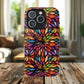 Prism Bloom Tough iPhone Magnetic Case, Stained Glass  MagSafe Cases, iPhone Accessory, Floral Design, Unique Gift, iPhone Protection