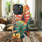 Tropical Monstera Leaf Phone Case - Stylish Tough Magnetic Cases, Floral Protection, Summer Vibe, Gift for Nature Lovers, Trendy Mobile Accessories