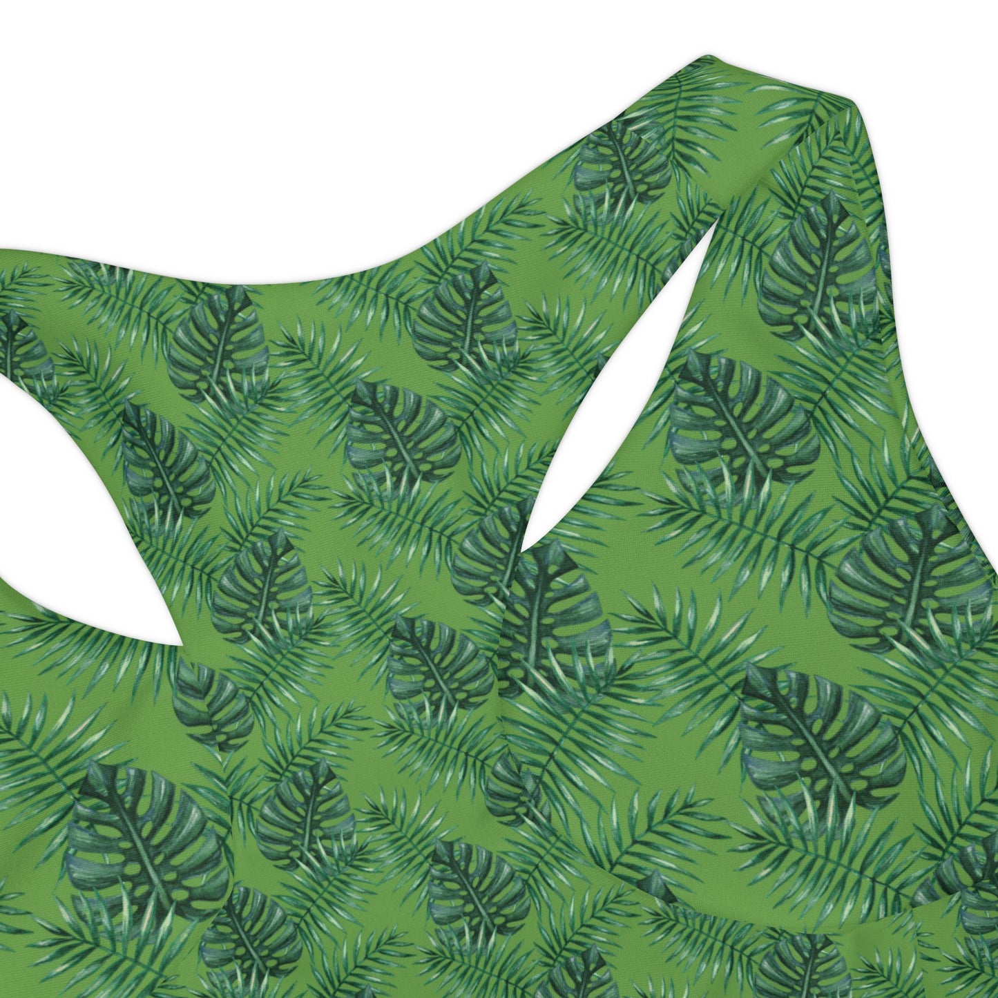 Green Tropical Bliss Girls Two Piece Swimsuit (AOP)- (PY)