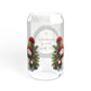 Snowman Sipper Glass, 16oz