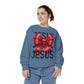 JESUS Charm Unisex Garment-Dyed Sweatshirt