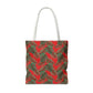 Red Tropical Bliss Tote Bag