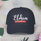 Classic Embroidery Dad Cap with 'ELOHIM, GENESIS 1:1' - Faith-Based Hat, Casual Wear, Gift for Dad, Christian Accessory, Summer Fashion