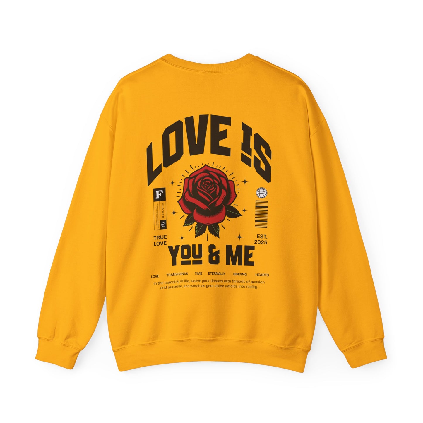 You and Me Valentines Unisex Heavy Blend™ Crewneck Sweatshirt.