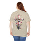 Faith and Floral Cross Unisex Heavy Cotton Tee