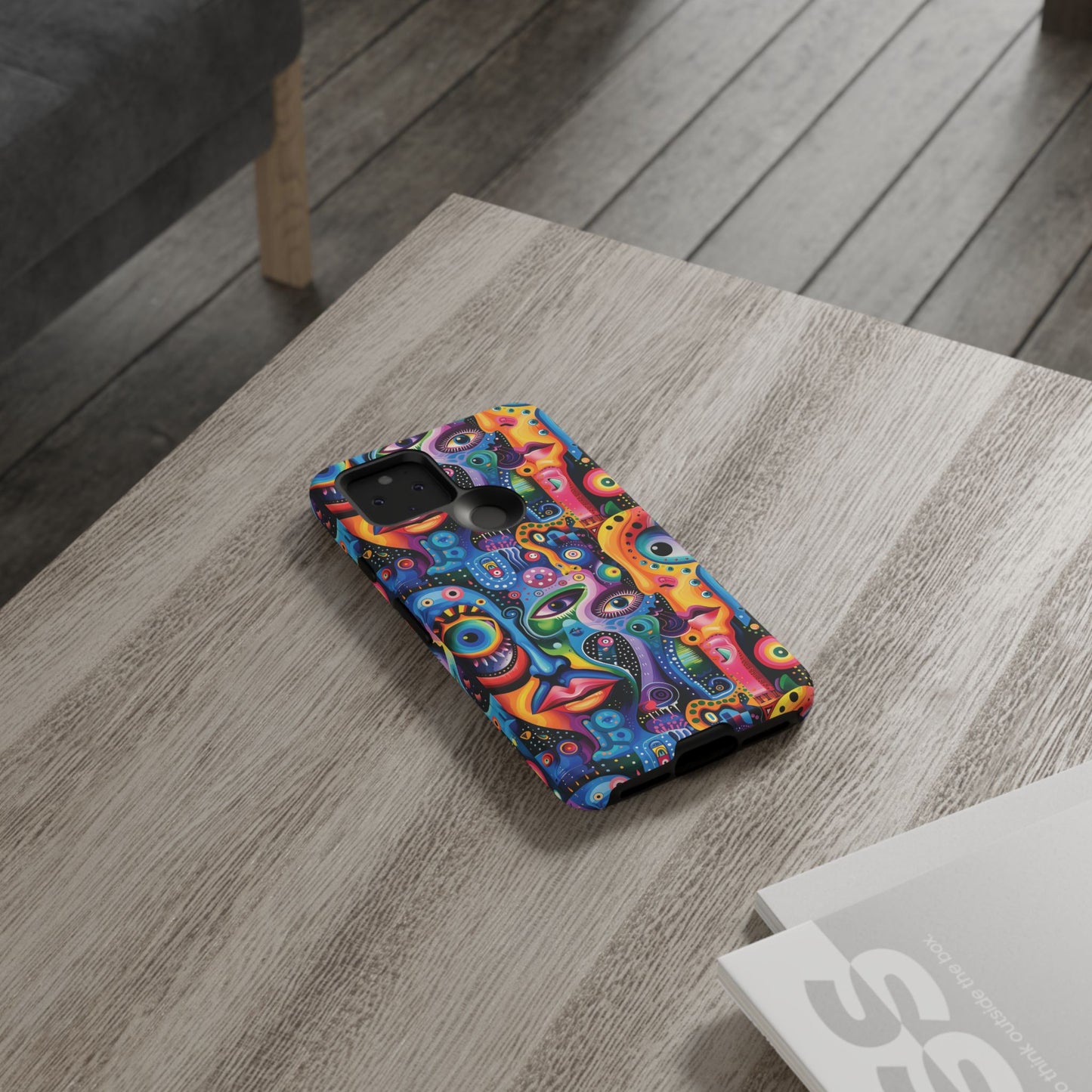 Psychedelic Visions Vibrant Art Google Pixel, iPhone and Samsung Phone Case - Tough Cases for Creative Souls