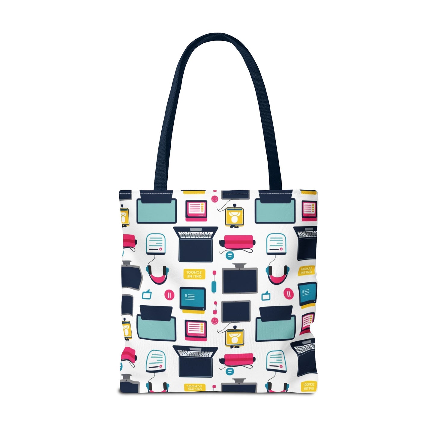 Techie Tote Bag - Stylish Personalized Tote for Students, Gift for Tech Lovers, Eco-Friendly Shopping Bag, Back to School.