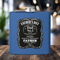 Father's Day Stainless Steel Flask - World's Greatest Dad Gift, Personalized Hip Flask, Groomsmen Gift, Engraved Drinkware