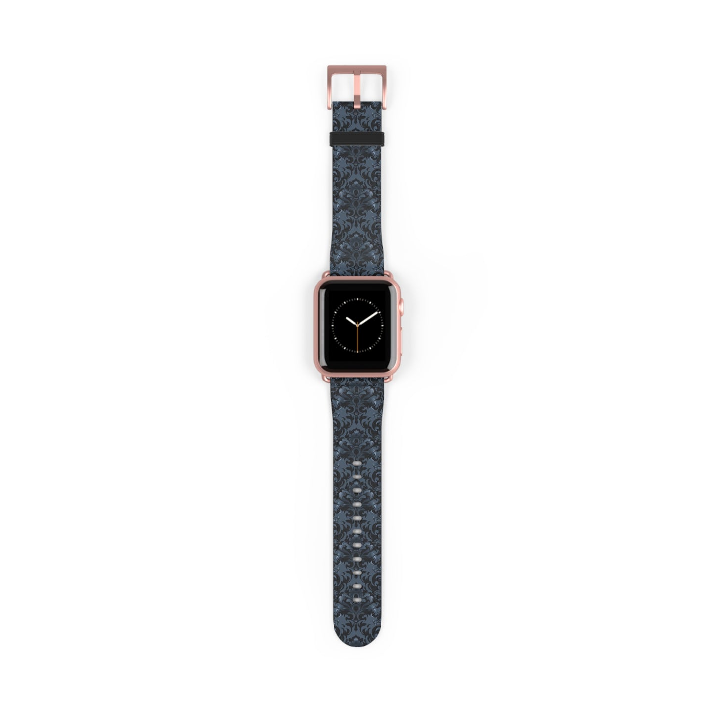 Opulent Dusk Elegant Floral Watch Band - Stylish Accessory for Daily Wear.
