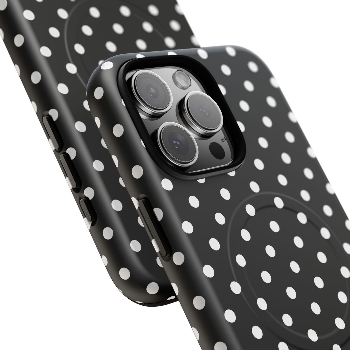 Polka Dot Tough iPhone Magnetic Case, Stylish iPhone Cover for Protection, Unique Gift for Birthdays, Holidays, Tech Lovers