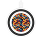 Cosmic Swirl Colorful Quake Wireless Charging Pad - Vibrant Abstract Design for Home & Office