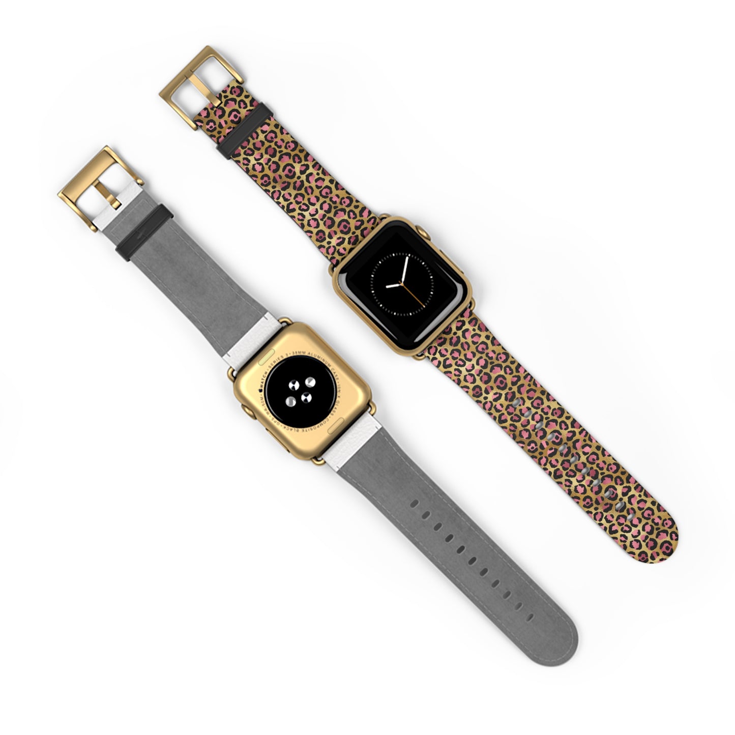 Stylish Leopard Luxe Print Watch Band, Unique Accessories, Trendy Gift, Animal Print Style, Fashionable Watch Strap