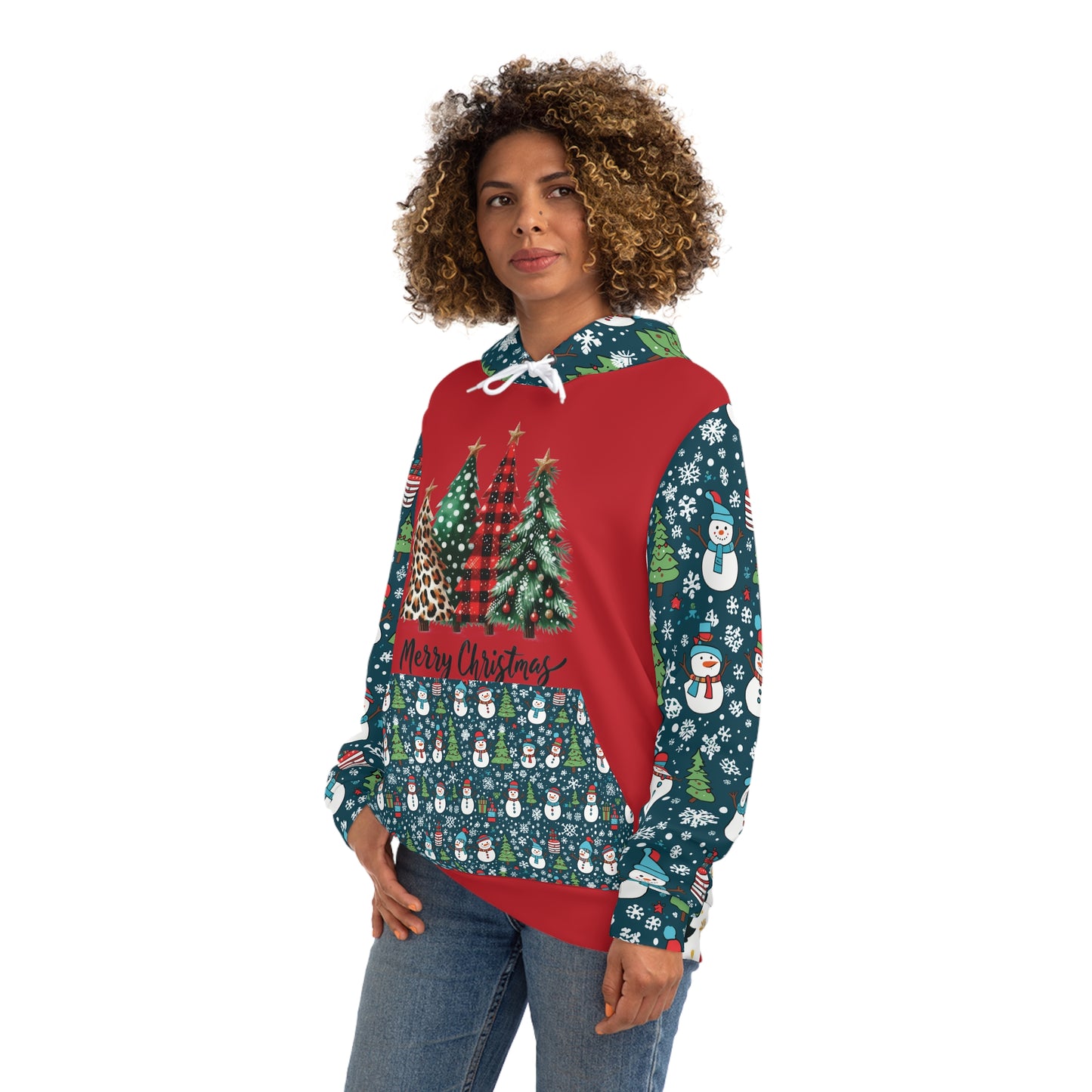 That Ugly Christmas Fashion Hoodie with All-Over Print - Unisex Medium Heavy Fabric