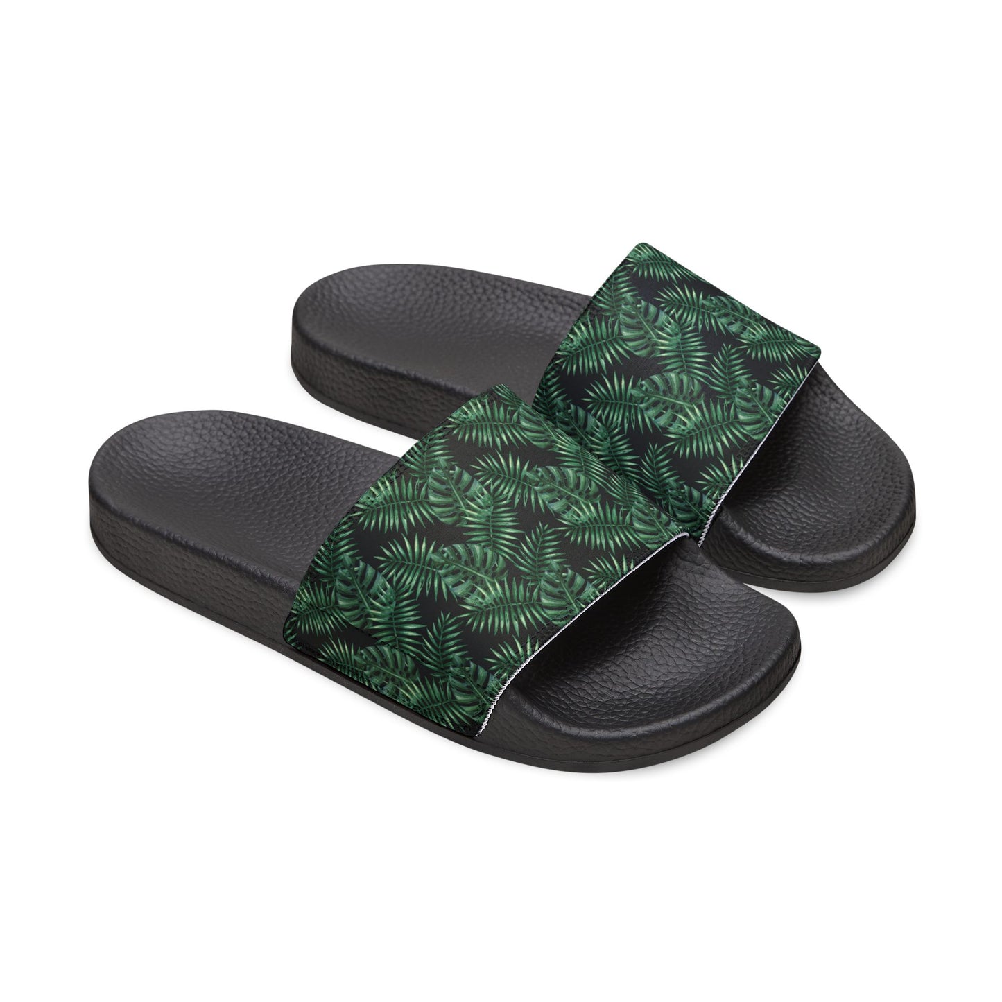 Black Tropical Bliss Women's Removable-Strap Sandals