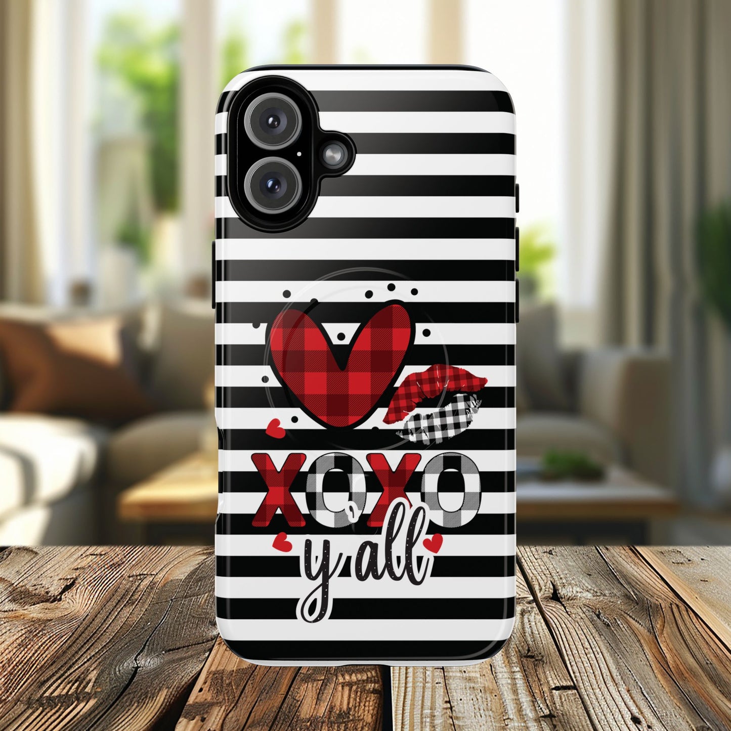 Stylish Tough Magnetic Phone Cases, Trendy Gifts for Her, Holiday Accessories, Floral Design, Cute Phone Protection