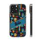 Phone Case — Colorful Abstract Faces Clear Impact-Resistant Case