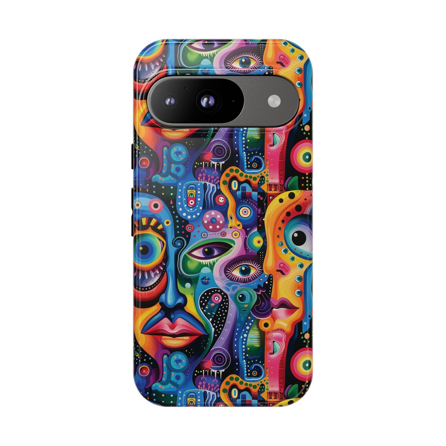 Psychedelic Visions Vibrant Art Google Pixel, iPhone and Samsung Phone Case - Tough Cases for Creative Souls