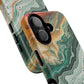 Stylish Tough Acrylic Magnetic iPhone Cases for Everyday Protection, Marble Design, Unique Gifts for Tech Lovers, Holiday Essentials