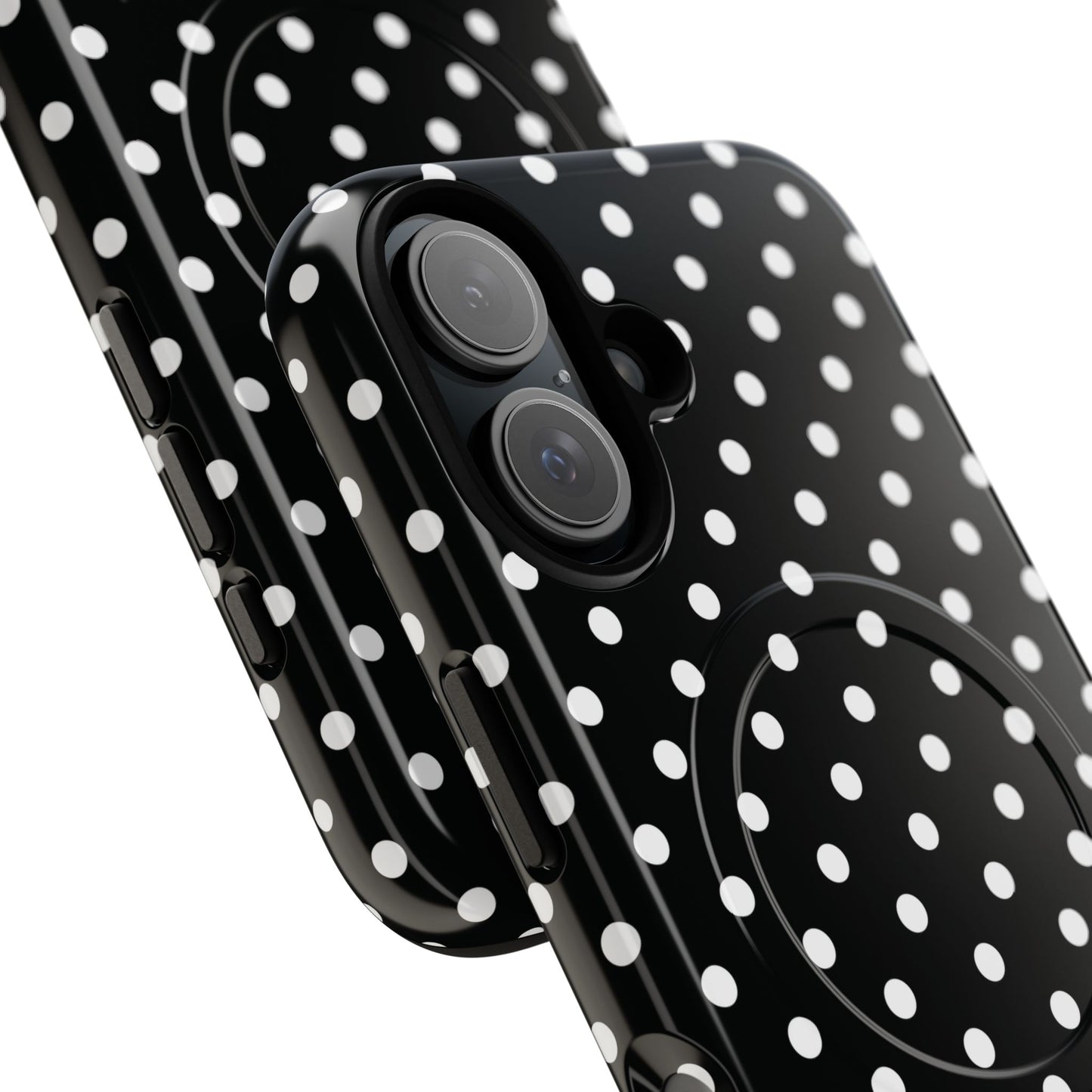 Polka Dot Tough iPhone Magnetic Case, Stylish iPhone Cover for Protection, Unique Gift for Birthdays, Holidays, Tech Lovers