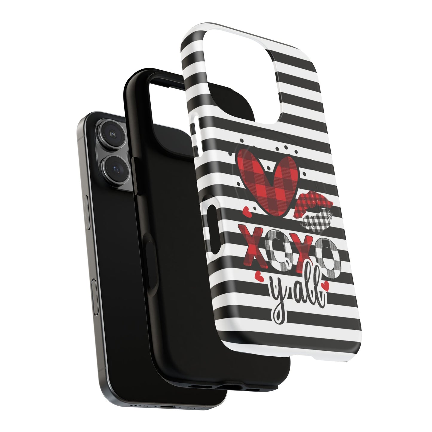 Stylish Tough Magnetic Phone Cases, Trendy Gifts for Her, Holiday Accessories, Floral Design, Cute Phone Protection