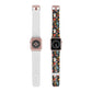 Whimsical Feline Garden Apple Watch Band - Colorful Patterned Strap for Pet Lovers