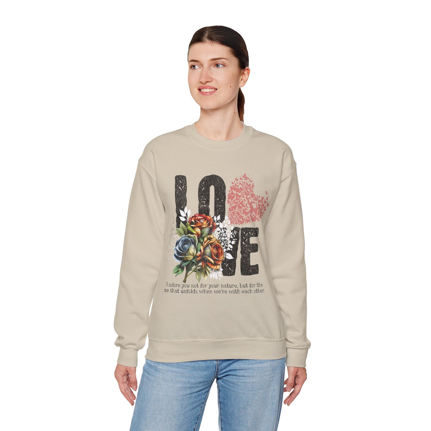 LOVE Always Unisex Heavy Blend™ Crewneck Sweatshirt.