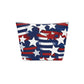 Patriotic Waves Cotton Cosmetic Bag