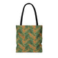 Brown Tropical Bliss Tote Bag