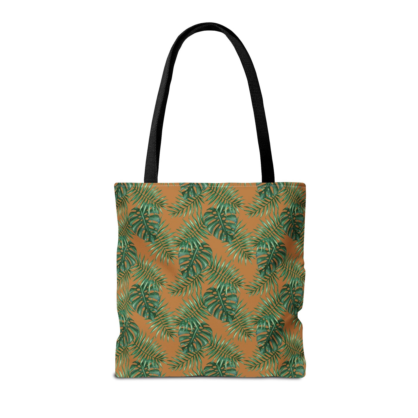 Brown Tropical Bliss Tote Bag