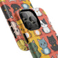 Cute Cat Magnetic Phone Cases for Pet Lovers, Durable Cases, Animal Design, Fun Gift, Unique Accessories