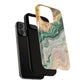 Magnetic iPhone Cases with Green Marble Design, Tough Magnetic Cases, iPhone Accessories, Gift for Her, Trendy iPhone Cover